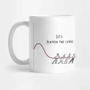 lets flatten the curve Mug